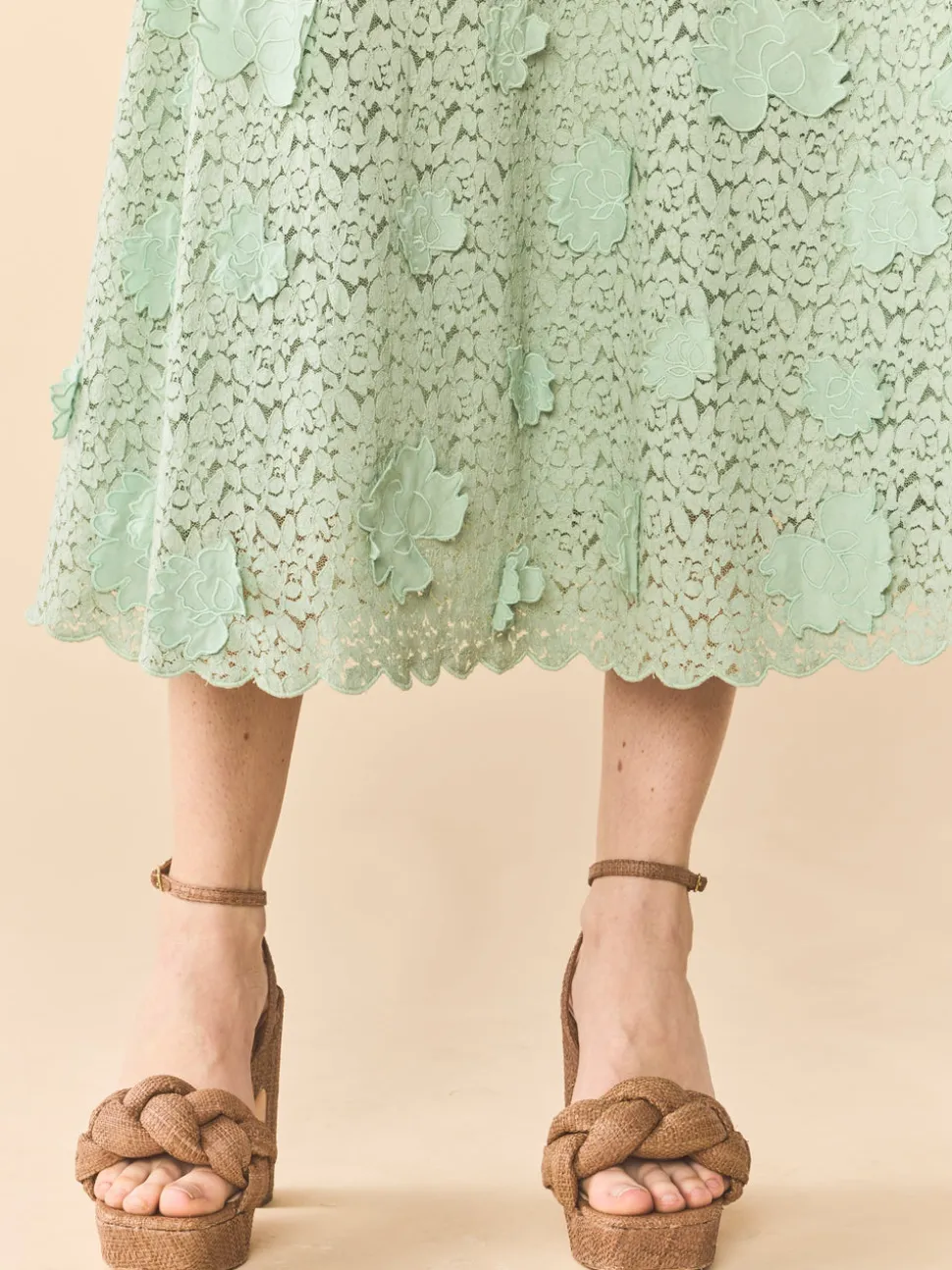 Kelly Skirt in Minty Green