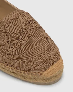 Kenda Paisley Etro in Taupe Cotton