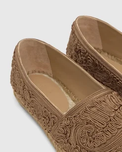Kenda Paisley Etro in Taupe Cotton