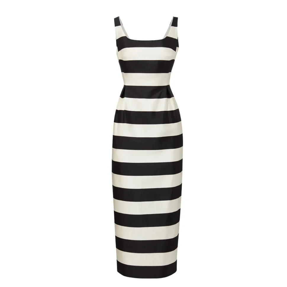 Kendall Dress in High Line Stripe