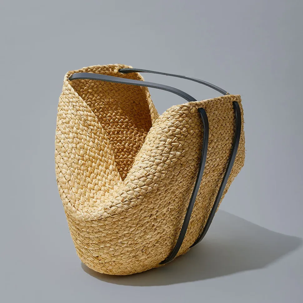 Keza Braided Raffia Carryall