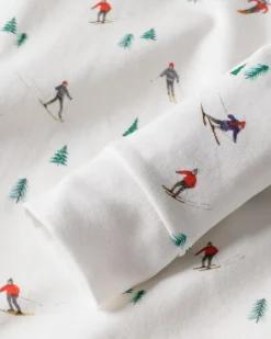 Kid’s Pima Snug Fit Pajama Set in Après Ski