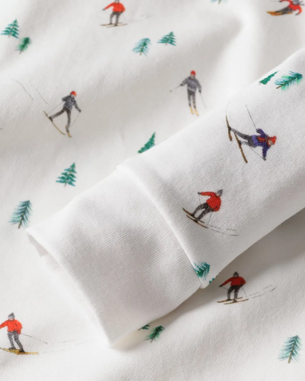 Kid’s Pima Snug Fit Pajama Set in Après Ski