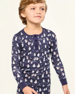 Kid’s Pima Snug Fit Pajama Set in Spooky Slumber