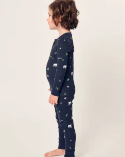 Kid's Pima Snug Fit Pajama Set in Arctic Antics
