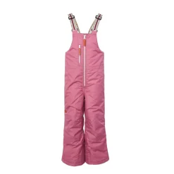 Kids' Rose Pink Bib Snow Pant
