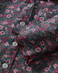 Kid's Twill Colette Pajama Set in Fleurs de Saison