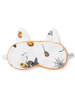 Kid's Twill Kitty Sleep Mask in Trick or Treat