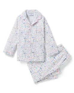 Kid's Twill Pajama Set in Baking Spirits Bright
