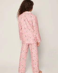 Kid's Twill Pajama Set in Vintage Sweets