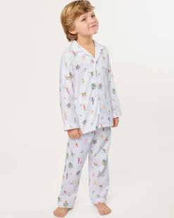 Kid's Twill Pajama Set in 12 Days of Christmas