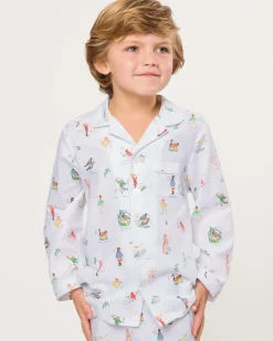 Kid's Twill Pajama Set in 12 Days of Christmas