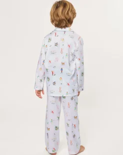 Kid's Twill Pajama Set in 12 Days of Christmas