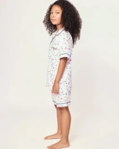 Kid's Twill Short Set in Literary Lessons