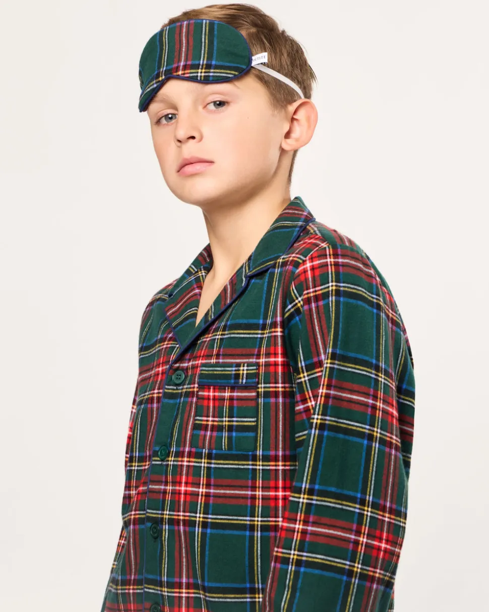 Kid’s Twill Sleep Mask in Kensington Tartan