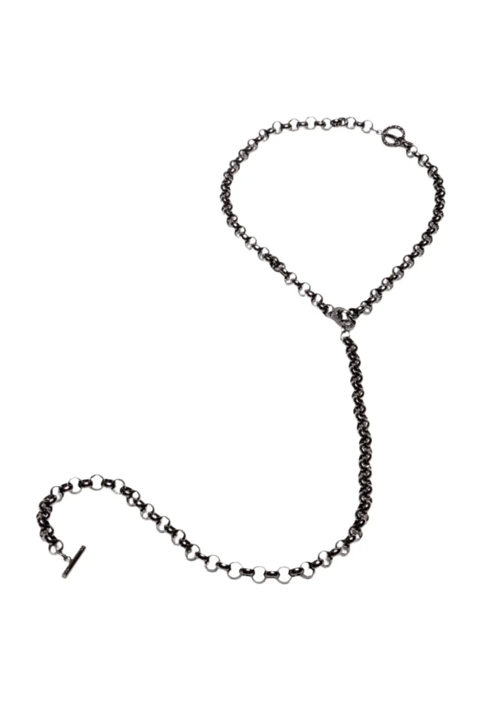 Kiki Collar + Lead Set in Gunmetal