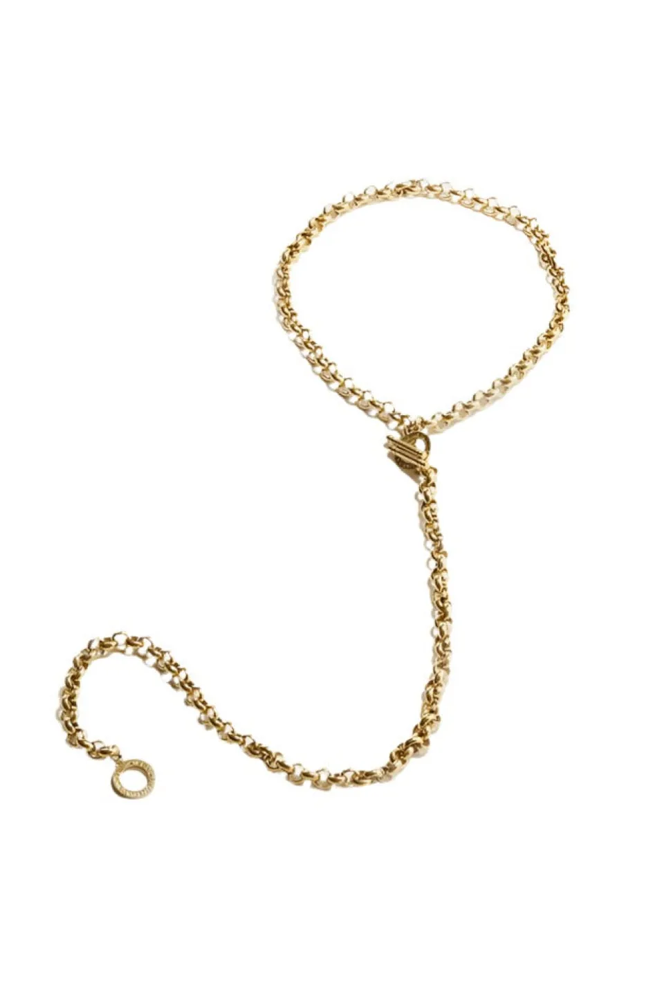 Kiki Collar + Lead Set in Gold