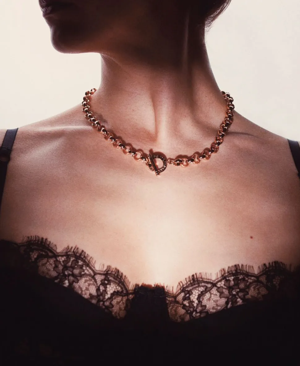 Kiki Collar in Rosegold