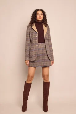 Kitty Skirt in Allen Plaid