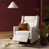 Kiwi Plus Power Recliner and Swivel Glider with Power Adjustable Headrest and USB Port in Performance Cream Eco-Weave