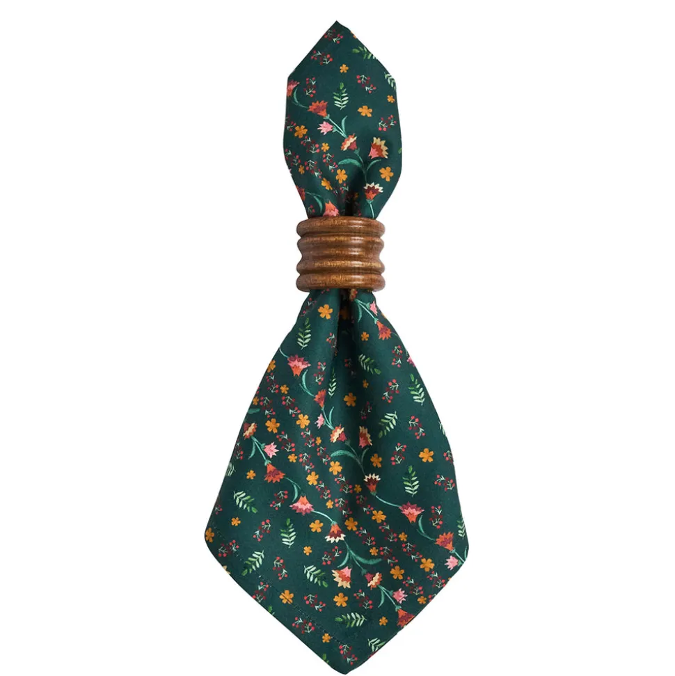Klara Napkin in Evergreen, Set of 4