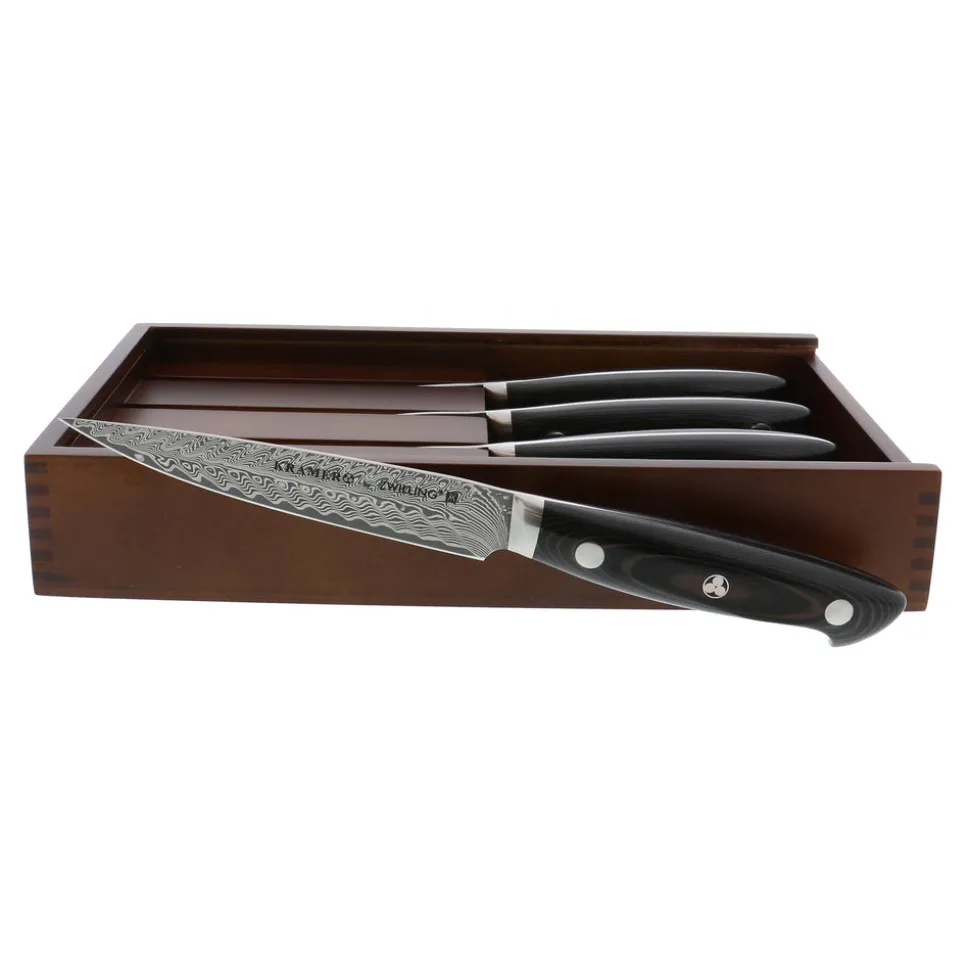 Kramer By Zwilling Euroline Damascus Collection Steak Set, Set of 4