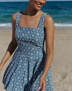 La Bubble Dress in Denim