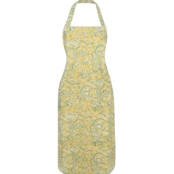 La Mer Apron in Aqua & Citrine