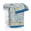 La Mer Tea Towels in Blue & Yellow, Set of 3