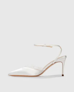 Lace 80 in White Satin
