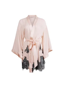 Lace Appliqué Robe