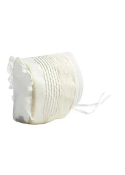 Lace Christening Bonnet in Cream