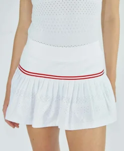 Lace Skort in White