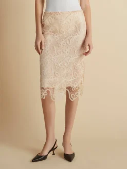 Lace Tubino in Nude