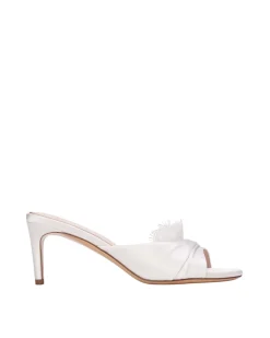 Lacey 65 in White Satin