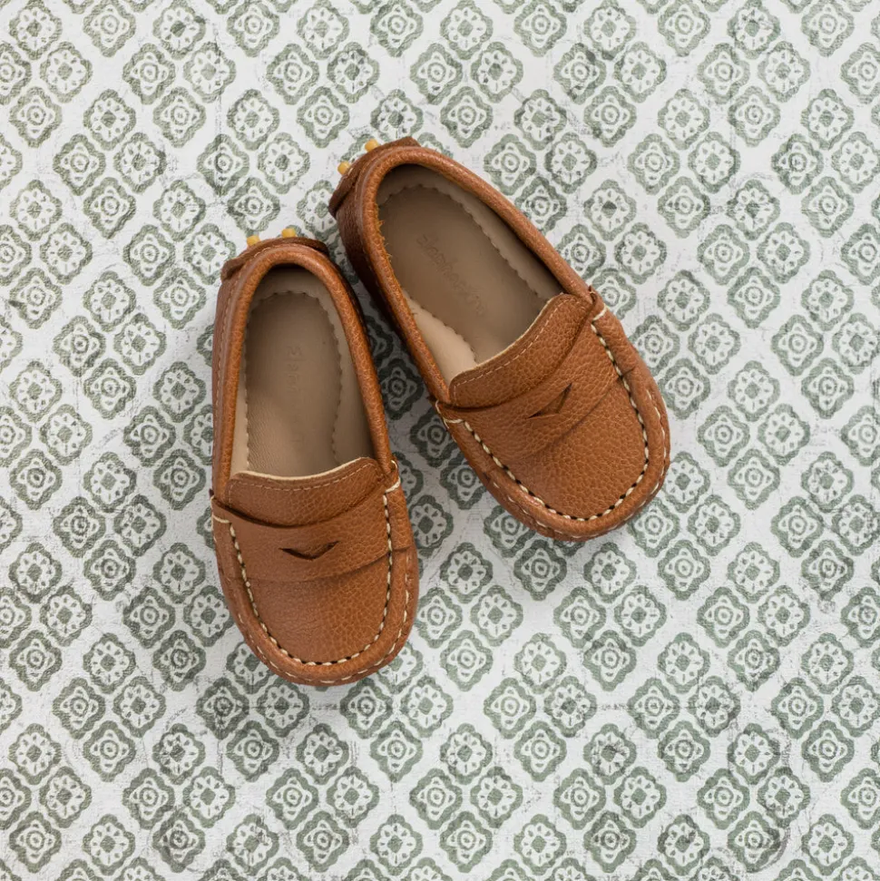 Lakke Driver Loafer for Toddlers Tan