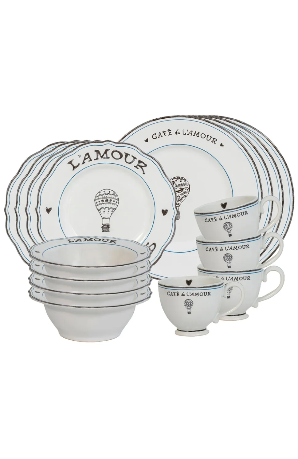 L’Amour Toujours, 16-Piece Set