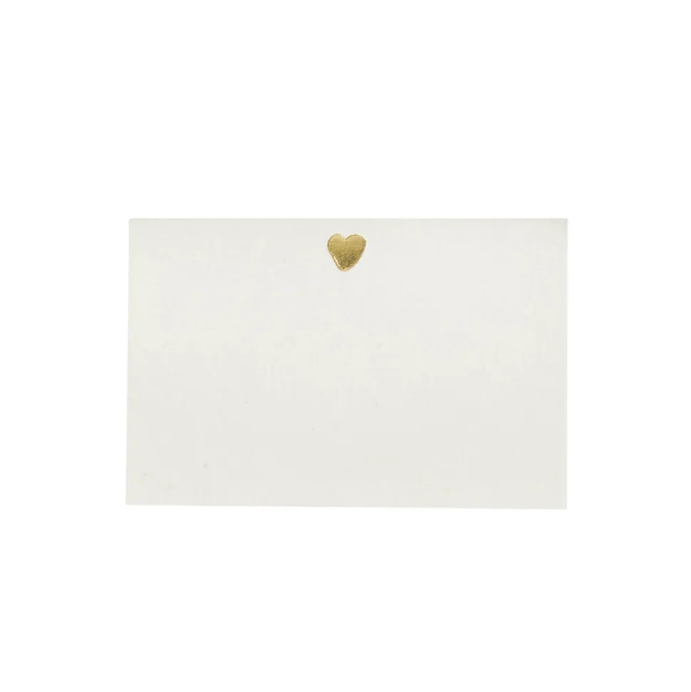 L'Amour Toujours Place Card, Set of 12 in Gold