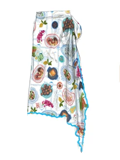 Lampi Wrap Skirt in Lunch
