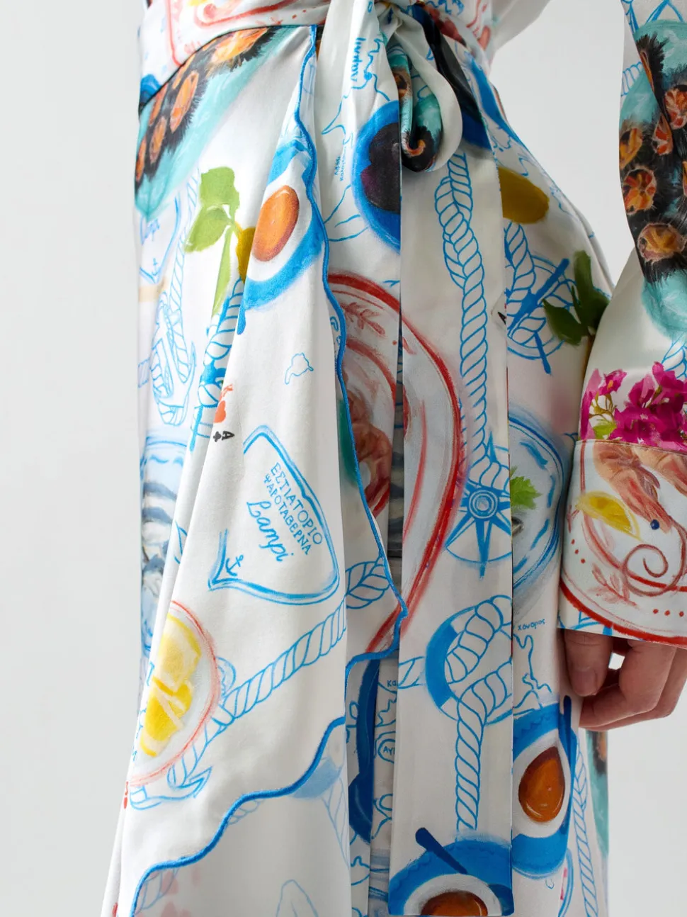 Lampi Wrap Skirt in Lunch