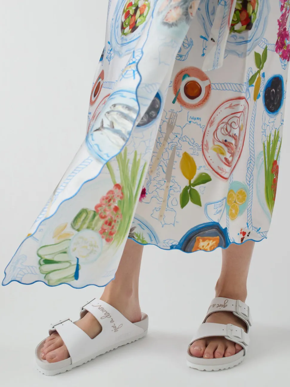 Lampi Wrap Skirt in Lunch