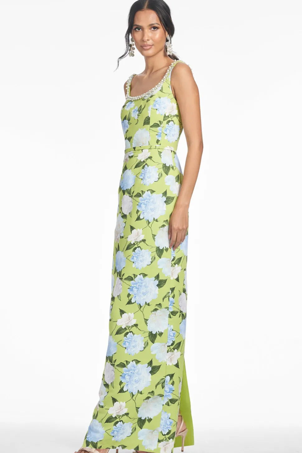 Lana Gown in Citrine Peonies