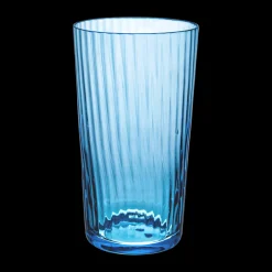 Lando Highball Glass, Pleat Set of 2