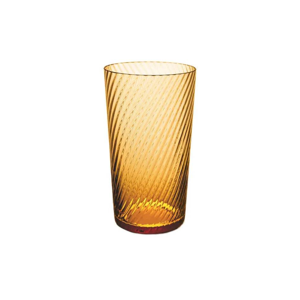 Lando Highball Glass, Twist Set of 2