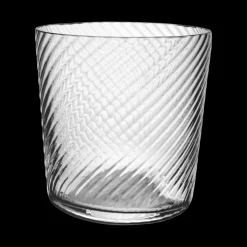 Lando Rocks Glass, Twist Set of 2