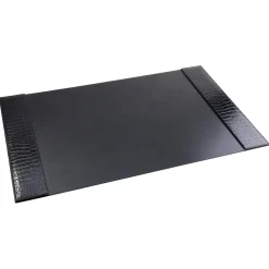 Large Blotter in Crocodile Embossed Leather