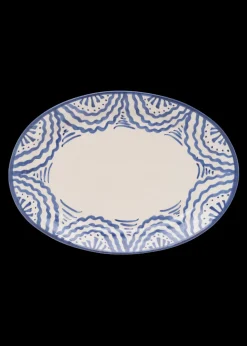 Large Blue Platter
