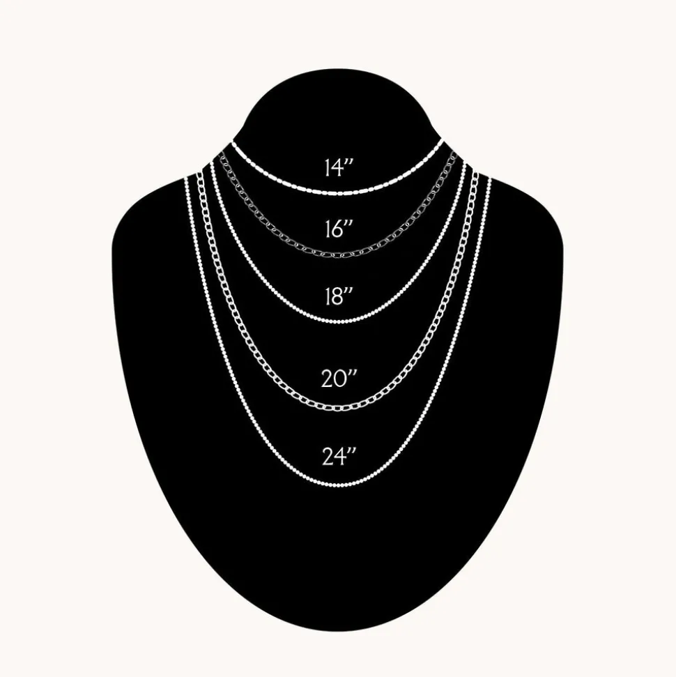 Large Enamel Porte Bonheur Necklace with Diamond Halo