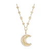 Large Southwestern Moon & Sun Necklace