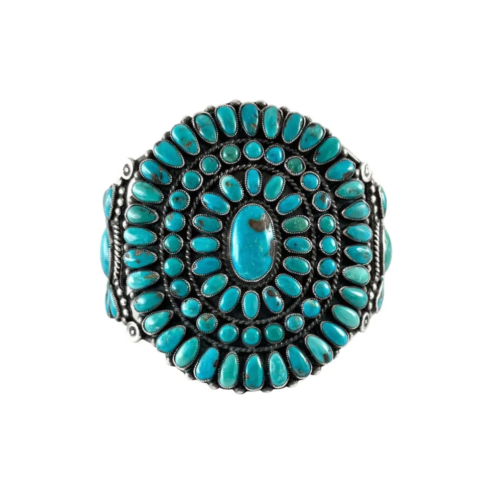 Large Vintage Cluster Bracelet